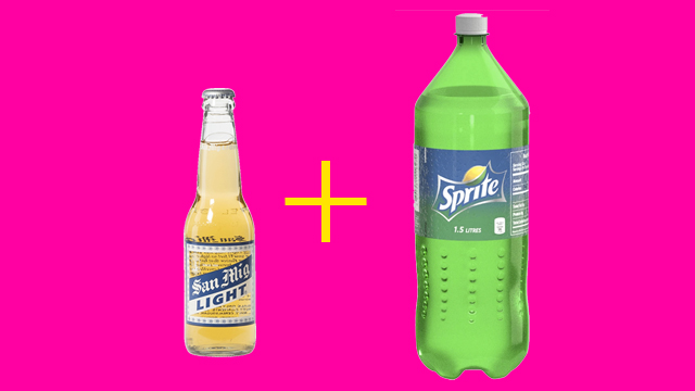 Shandy: Beer and Sprite