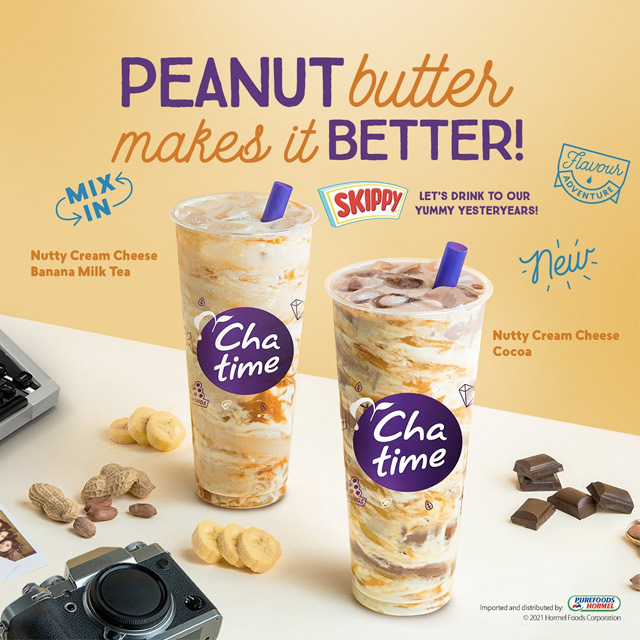 Chatime Philippines Launches Skippy Peanut Butter Drinks