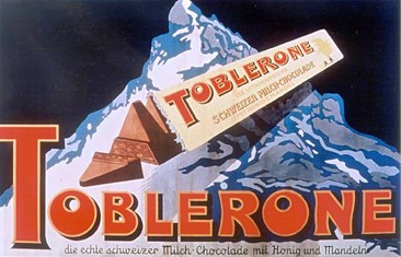 A 1920s Poster for Toblerone