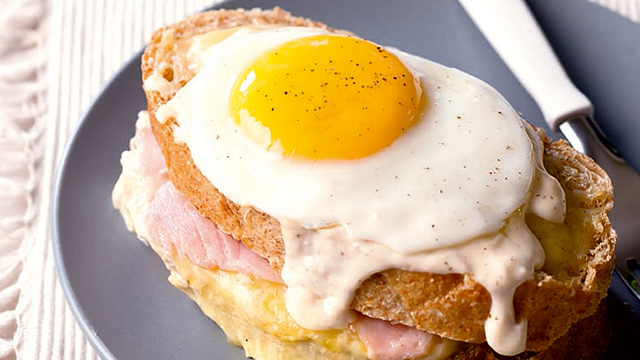 Croque Madame with Gruyere Melt