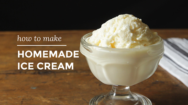 WATCH: How to Make Homemade Ice Cream